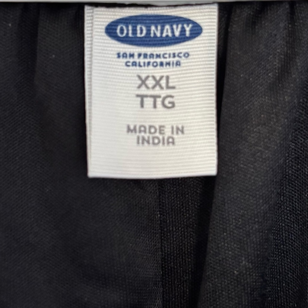 Old Navy Embroidered  Gauzy XXL Black Dress - Viscose - Picture 15 of 15